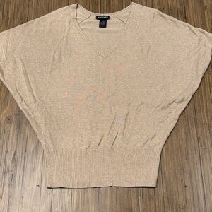 Lane Bryant Gold Sparkle Dolman Top